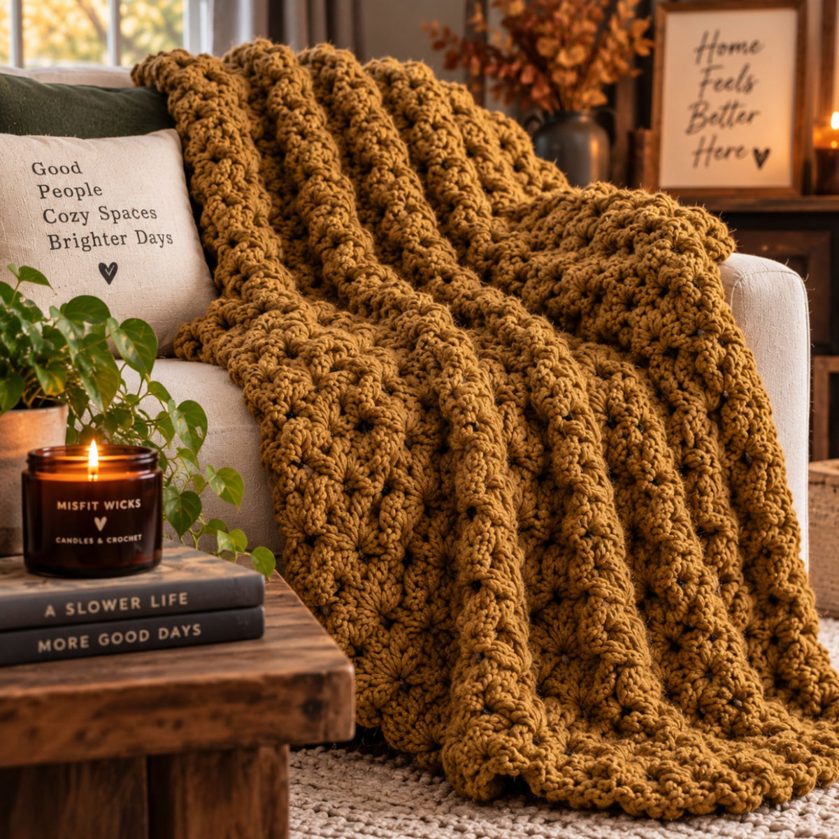 Harvest Glow Comfort Blanket