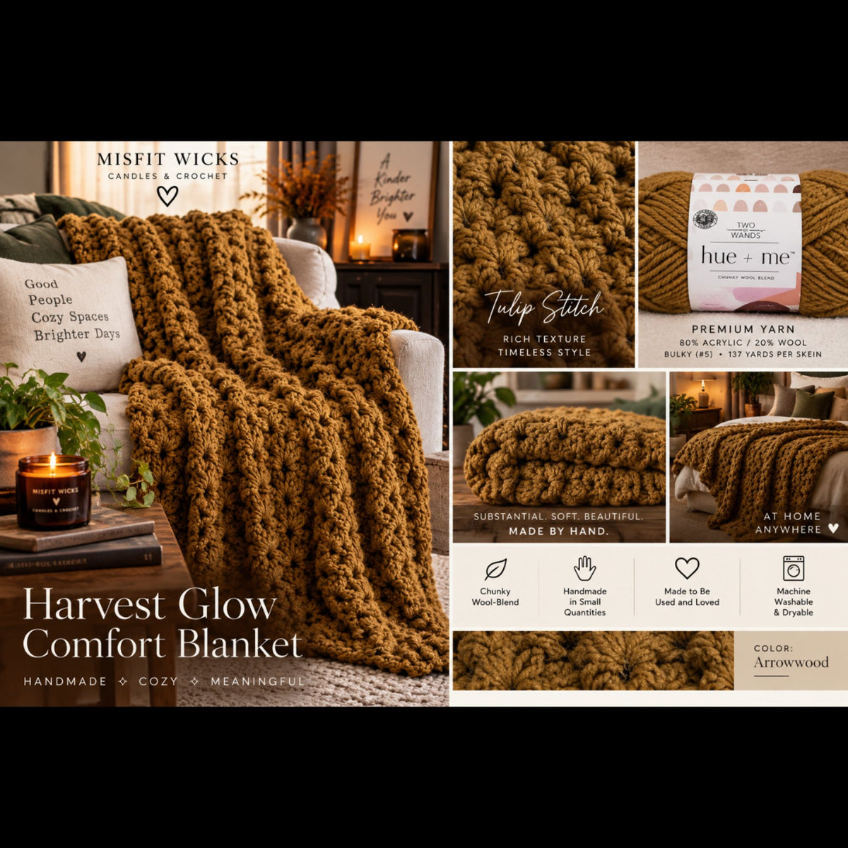 Harvest Glow Comfort Blanket